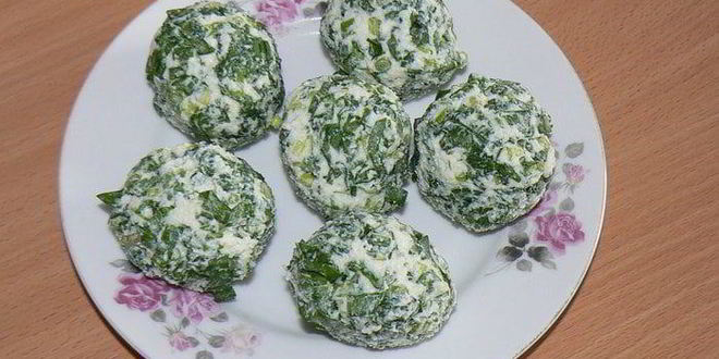 Рецепт осетинских лепешек с черемшой и сулугуни по-сибирски