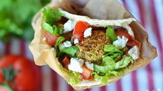 Рецепт Питы с котлетами из бараньего гороха