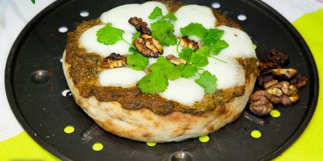 Рецепт пряной лепешки с сыром