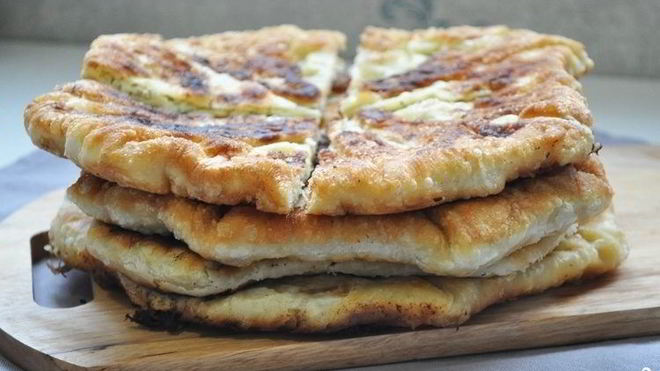 Рецепт тонких лепешек с зеленью