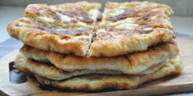 Рецепт тонких лепешек с зеленью