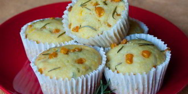 Рецепт кукурузных маффинов с розмарином