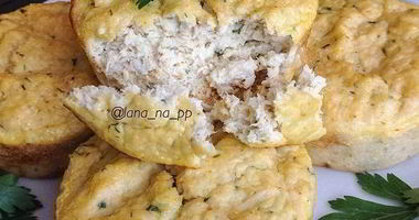 Рецепт Куриных маффинов с зеленью