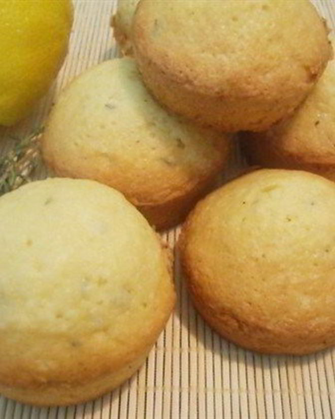 Рецепт лимонных маффинов с джемом