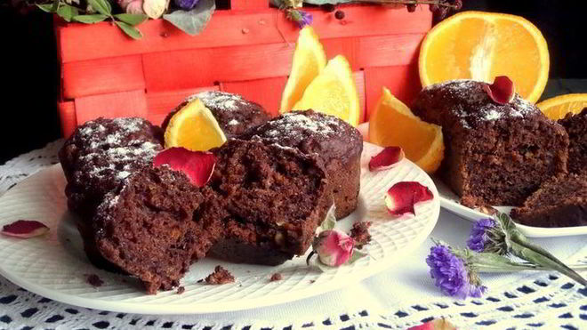 Рецепт маффинов с апельсином и бананом