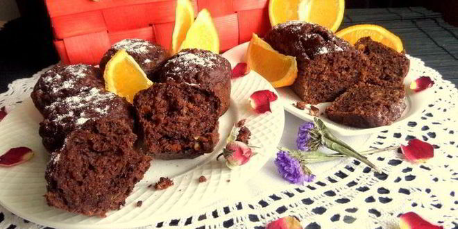 Рецепт маффинов с апельсином и бананом