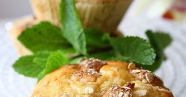 Рецепт Маффинов с ревенем и марципаном