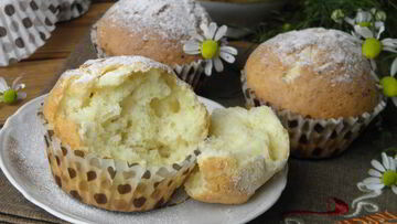 Рецепт маффинов с творогом