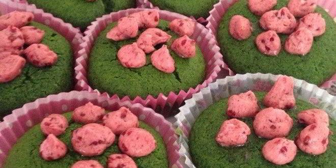 Рецепт Маффинов со шпинатом и белым шоколадом