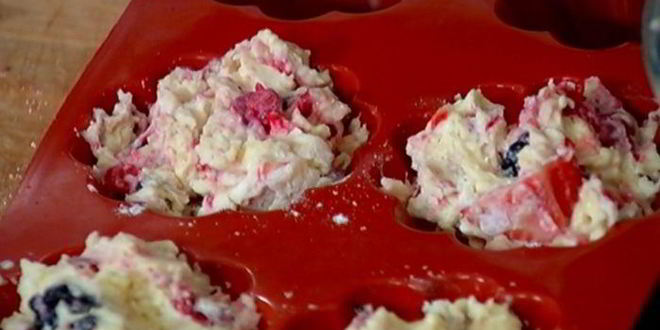 Рецепт маффинов со свежими ягодами