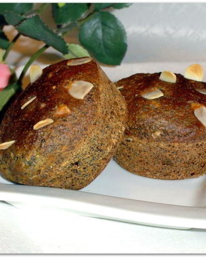 Рецепт маковых постных маффинов