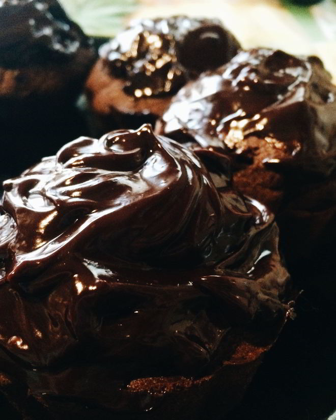 Рецепт мятна-шоколадных маффины