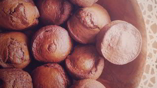 Рецепт Овсяных кокосовых маффинов без яиц и молока