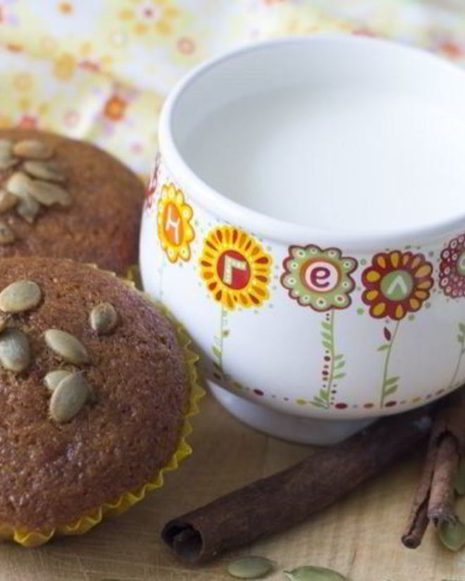 Рецепт постных тыквенных маффинов