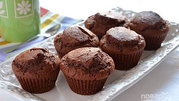Рецепт Шоколадных маффинов с какао