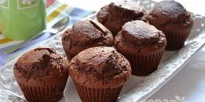 Рецепт шоколадных маффинов с какао