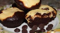 Рецепт Шоколадных маффинов с крем сыром