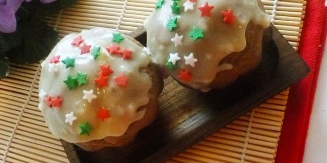 Рецепт Шоколадных маффинов с лимонной глазурью