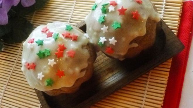 Рецепт шоколадных маффинов с лимонной глазурью