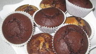 Рецепт Цветущих пестрых маффинов