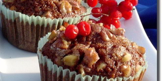 Рецепт Тыквенных маффинов с грецкими орехами и корицей