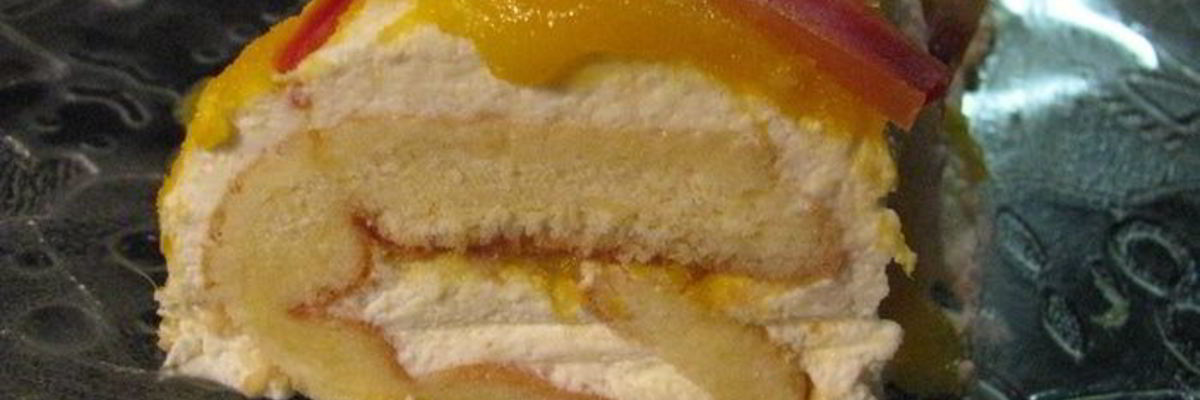 Рецепт Мангова-творожного рулет