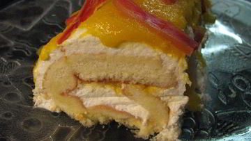 Рецепт Мангова-творожного рулет