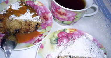 Рецепт Быстрого манника с шоколадом и изюмом