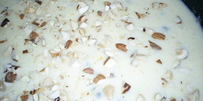 Рецепт быстрого манника с шоколадом и изюмом