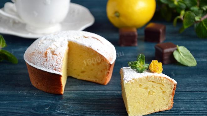 Рецепт лимонного манника