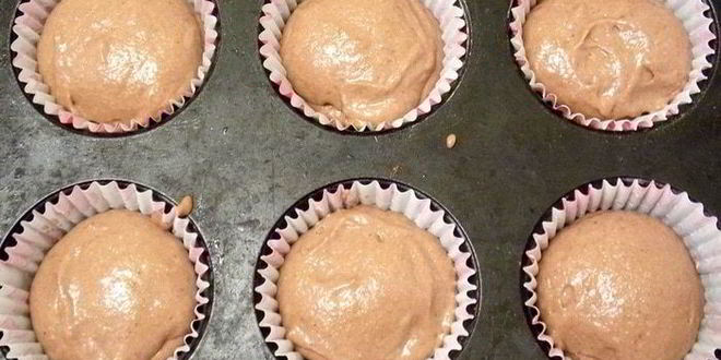 Рецепт маффина-манника шоколад в шоколаде