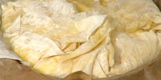 Рецепт манника из теста фило