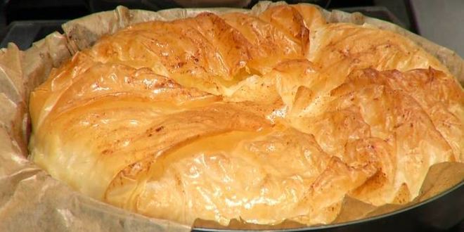 Рецепт манника из теста фило