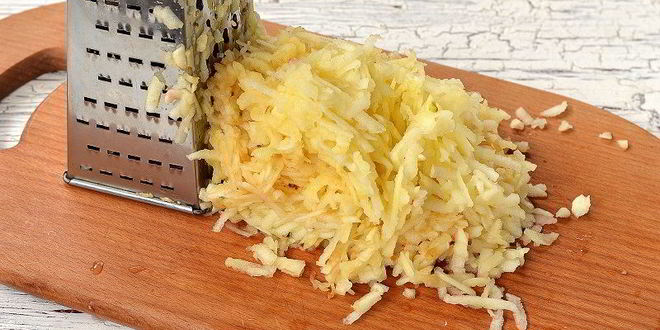 Рецепт манника на кефире с яблоками