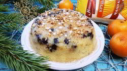 Рецепт Манника с шоколадом и миндалем