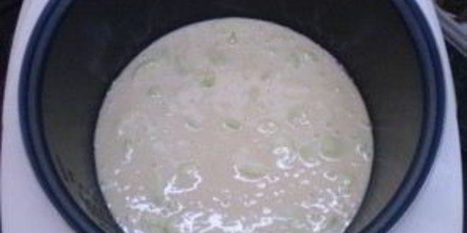 Рецепт манника с яблоками на кефире