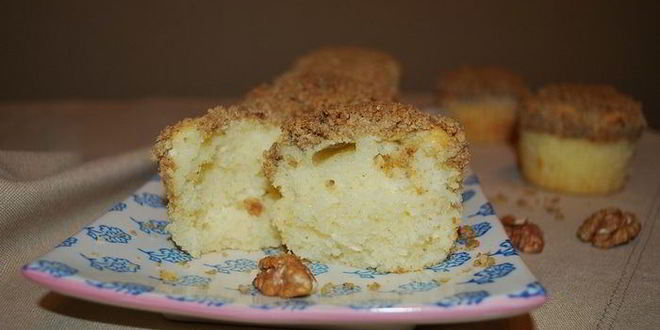 Рецепт Манников с орехово-карамельной корочкой