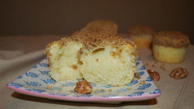 Рецепт манников с орехово-карамельной корочкой