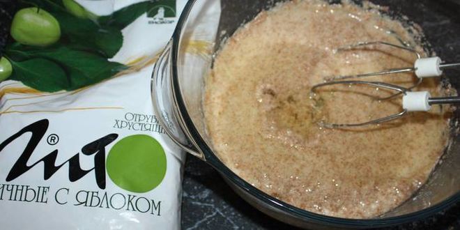 Рецепт постного манника с отрубями