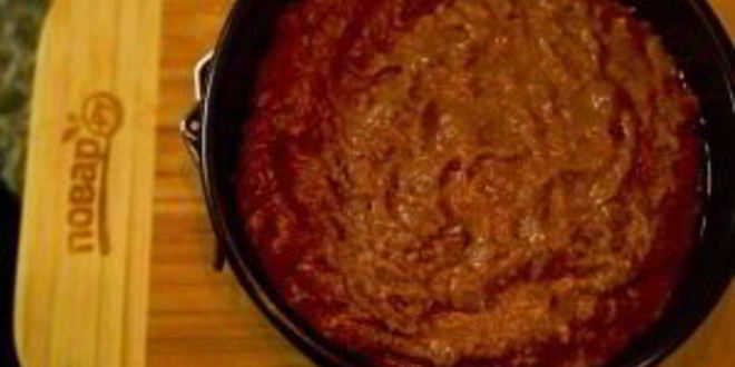 Рецепт постного шоколадного манника с миндалем