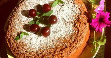 Рецепт Шоколадного манника с вишней