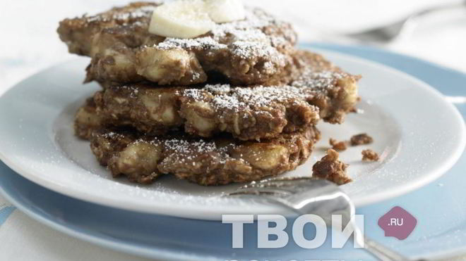 Рецепт банановых оладий