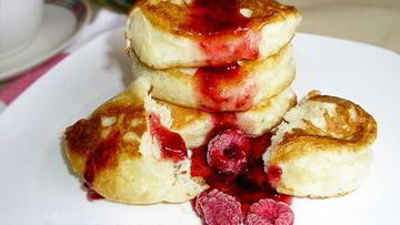 Рецепт Дрожжевых оладушек на кефире