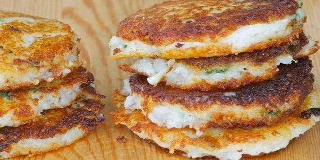 Рецепт Картофельных оладушек с зеленью