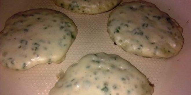 Рецепт оладушек с зеленым луком