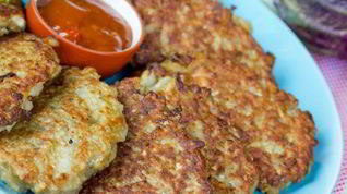 Рецепт Оладий из кабачков с фаршем