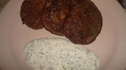 Рецепт Оладий из картофеля и кабачков