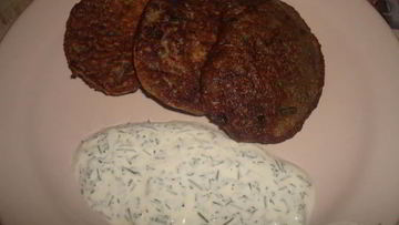 Рецепт Оладий из картофеля и кабачков