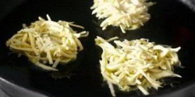 Рецепт оладий из картофеля и пастернака