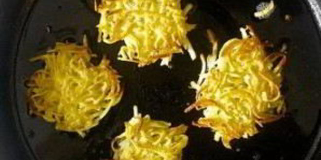 Рецепт оладий из картофеля и пастернака